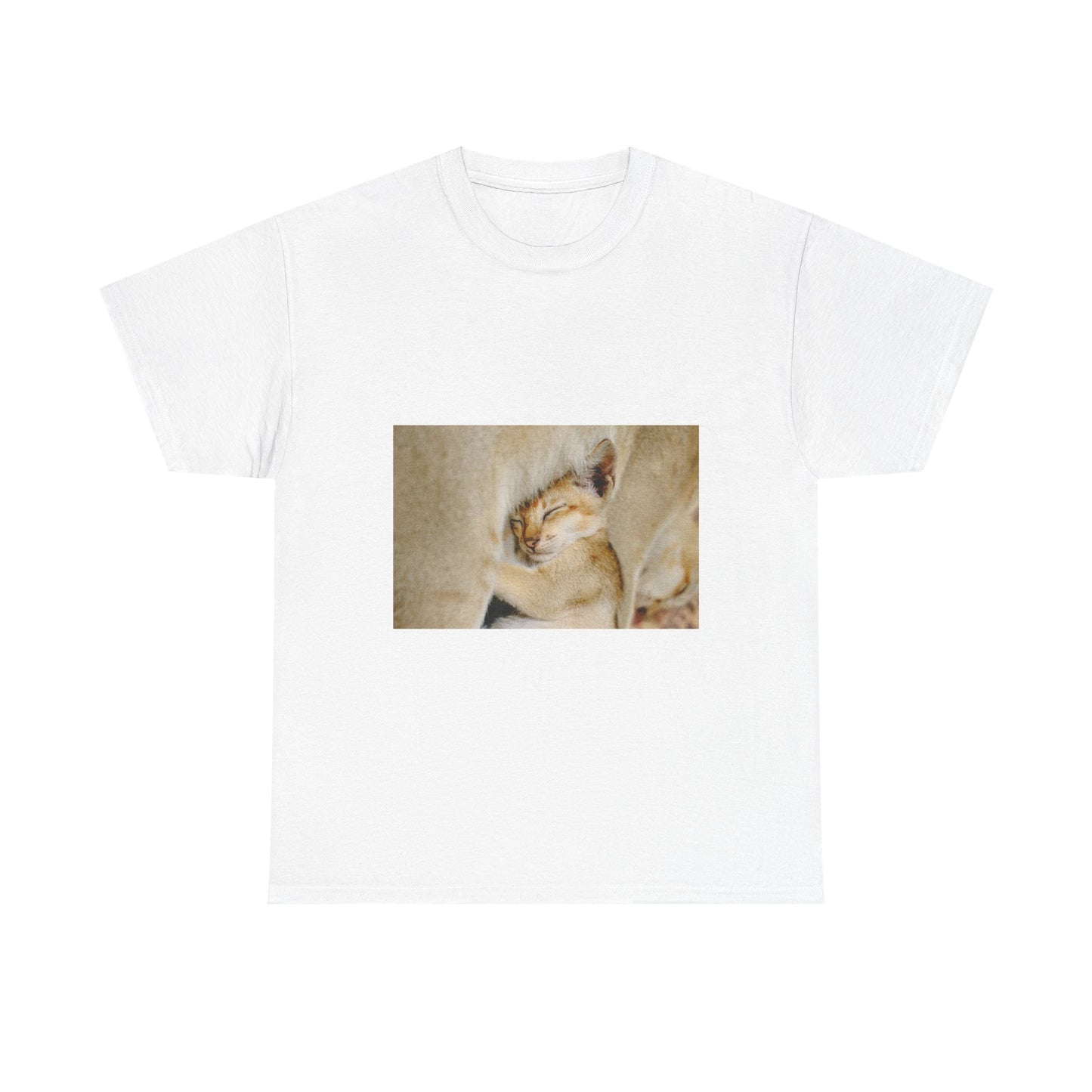 Sleeping Lion Cub T‑Shirt — Cute Wildlife Photo Tee