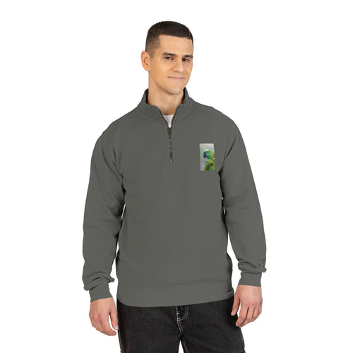 Parrot Pocket Quarter-Zip Sweatshirt