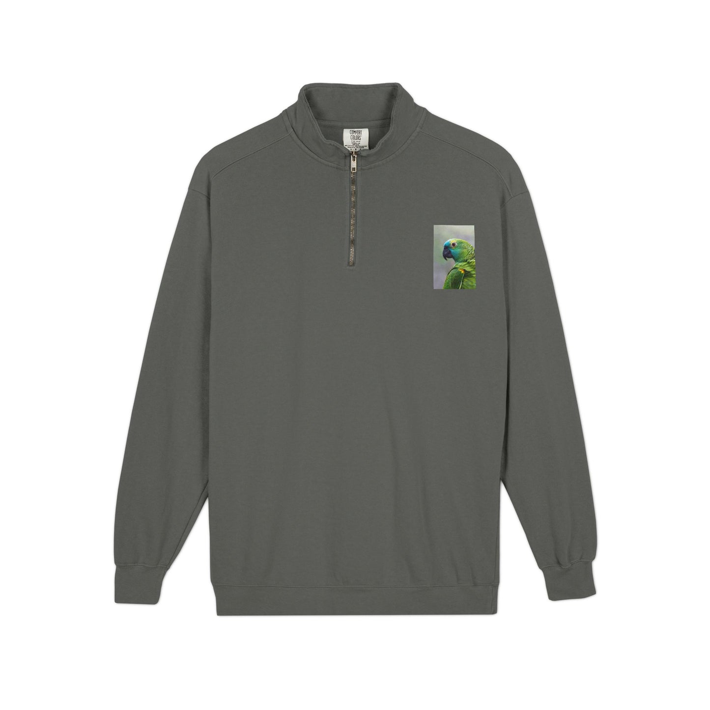Parrot Pocket Quarter-Zip Sweatshirt