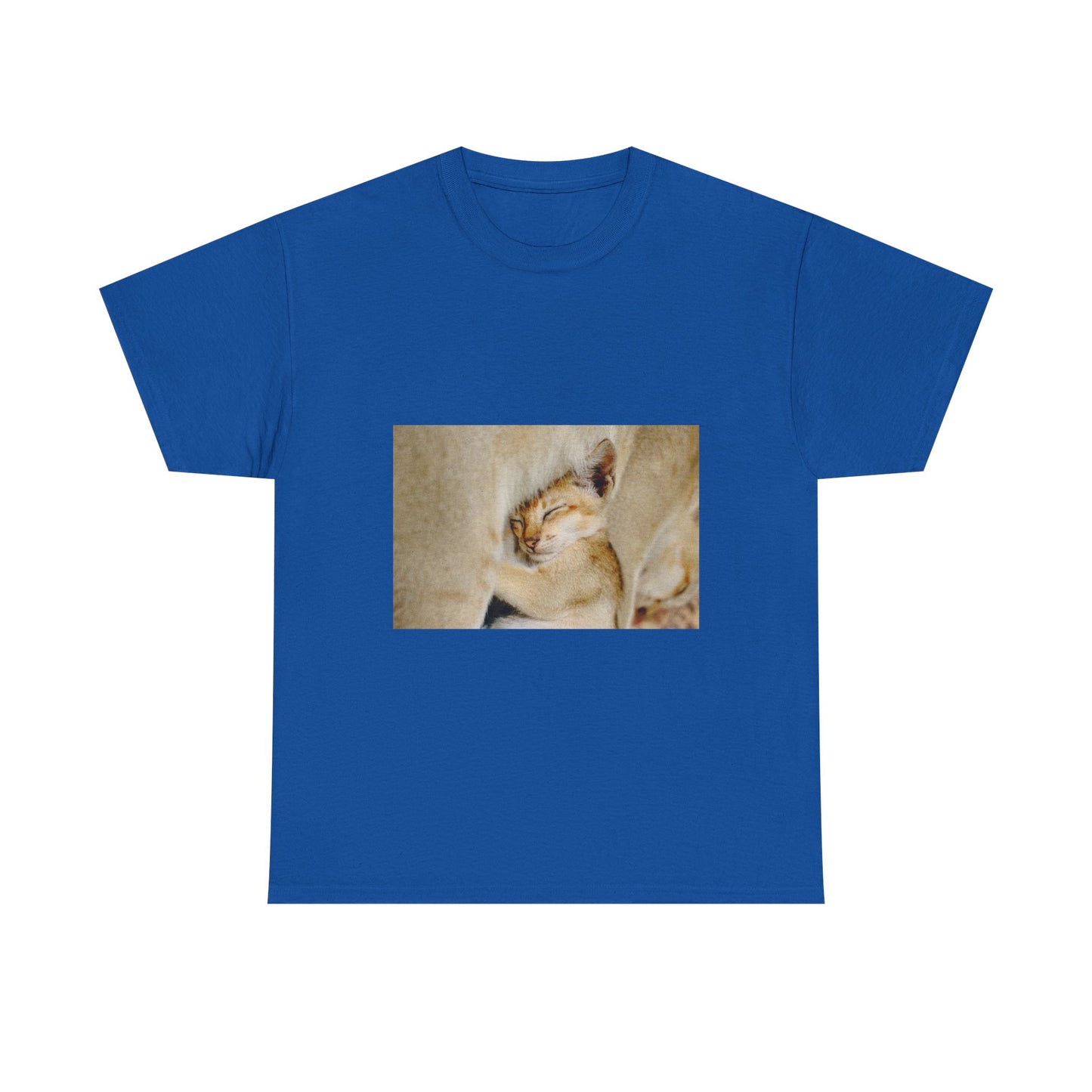 Sleeping Lion Cub T‑Shirt — Cute Wildlife Photo Tee